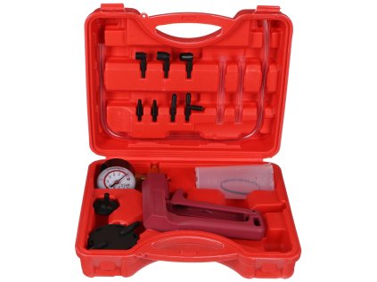 Sada pro podtlakové testování brzdových systémů MECHANIC BRAKE TESTER, 17 ks - SIXTOL