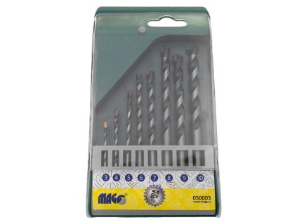 Sada multifunkčních vrtáků, 3-10 mm, 8 ks - MAGG