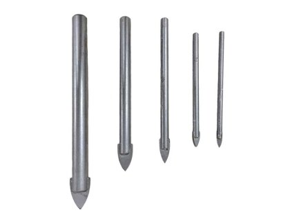 Sada vrtáků do skla, 5 ks - MAGG