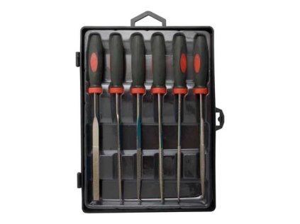 Sada jehlových pilníků na sklo a keramiku, 6 ks - MAGG