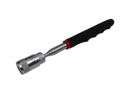 Magnetický vysávač predmetov, teleskopický, s LED svetlom, nosnosť 3 kg - MAGG