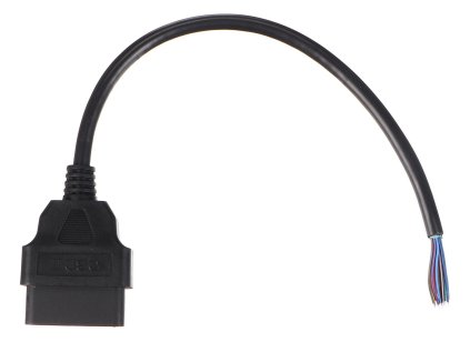Predlžovací kábel OBD2 so 16 kolíkmi samica-samec, 30 cm, MECHANICKÝ KÁBEL 27 - SIXTOL