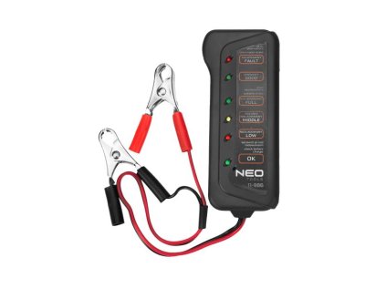 Digitální tester 12 V baterie a nabíjecích systémů - NEO tools 11-986