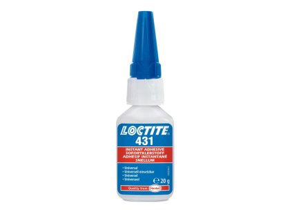 Vteřinové lepidlo, vhodné na kyselé povrchy, 20 g - Loctite 431