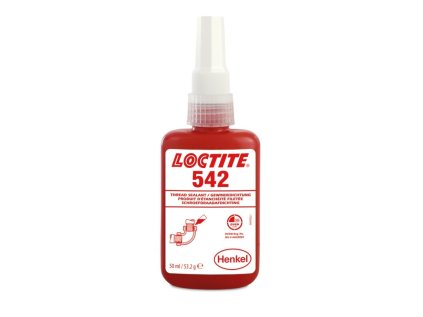 Lepidlo do závitů, pro hydraulické systémy, středněpevnostní, 50 ml - Loctite 542
