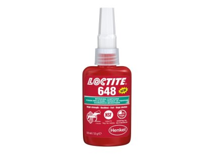 Lepidlo pro upevňování lícových válcových součástí, odolné vibracím, 50 ml - Loctite 648