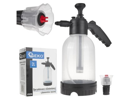 Rozprašovač a napěňovač, 2 l, průhledná nádržka