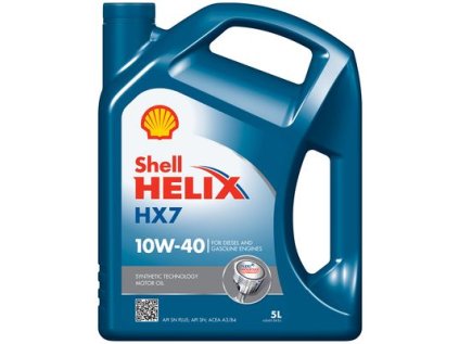 Motorový olej SHELL HELIX HX7 5W40, 5 l