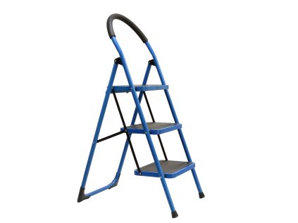 Schůdky skládací, třístupňové, výška 77 cm