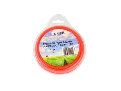 Žacia struna pre strunovú kosačku, kruhová 3 mm, 12 m