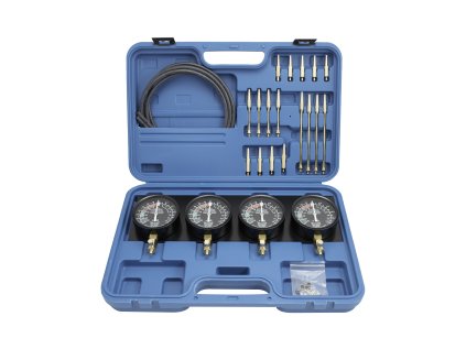 Tester na synchronizaci karburátorů, vakuometry + redukce - QUATROS QS30504 1