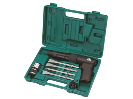 Pneumatický sekáč se sníženými vibracemi, s příslušenstvím - JONNESWAY JAH-303HK