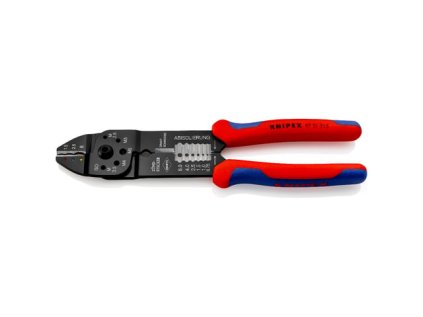 Elektrikářské kleště, multifunkční, krimpovací, pro vodiče 0,5-6 mm2 - Knipex 97 21 215