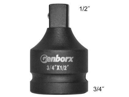 Adaptér - redukce, úderová 3/4" na 1/2" - Genborx