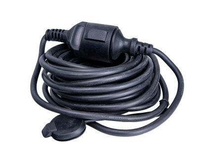 Predlžovací kábel, konštrukcia, 3x2,5mm2, IP44, zásuvka 16A, 230V, 50 Hz, rôzne dĺžky