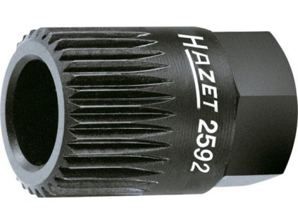Hlavica na montáž a demontáž drážkovaných remeníc alternátorov - HAZET 2592