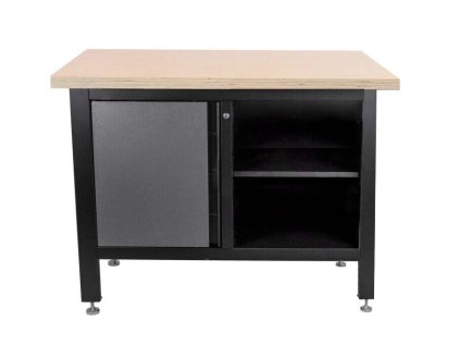 Dílenský ponk Procarosa PROFI11, 1200 x 600 x 865 mm, černá barva