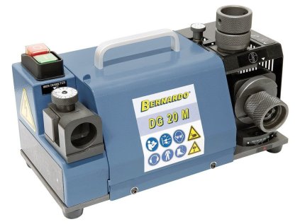 Bruska na vrtáky 2-20 mm, 230 V, sada s kleštinami a brusným kotoučem - Bernardo DG 20 M