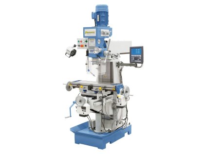 Vrtačko-frézka 400 V, 3osé odměřování, posuv os x/y, s chladicím systémem - Bernardo KF 60