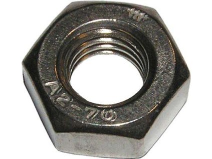 Matice šestihranné DIN 934, rozměr M4, nerez A2, sada 25 ks