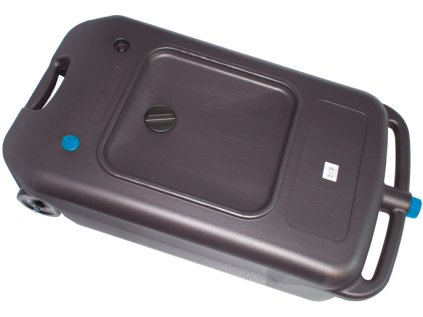 Nádoba na vypúšťanie oleja, 40 litrov, uzatvárateľná s hubicou, pojazdná - BGS 8554