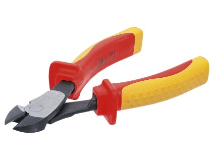 Štiepacie kliešte silové bočné elektrikárske VDE 180 mm, izolácia 1000 V - BGS 7155