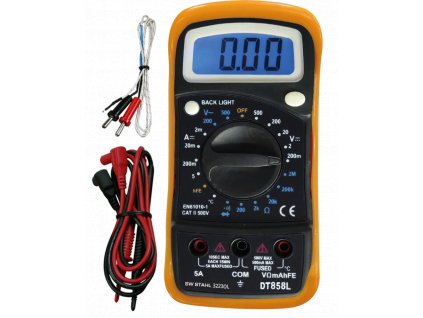 Digitálny multimeter 10 A/500 V, pre jednosmerný a striedavý prúd - SW Stahl