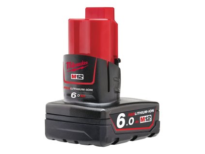 Baterie Li-Ion 12 V 6,0 Ah, pro aku nářadí - Milwaukee M12 B6