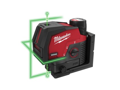 Aku křížový laser kombinovaný 3,0 Ah - Milwaukee M12 CLLP-301C