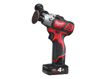 Aku leštička a brúska 12V, sada 2 batérie 2,0 a 4,0 Ah Li-Ion - Milwaukee M12 BPS-421X