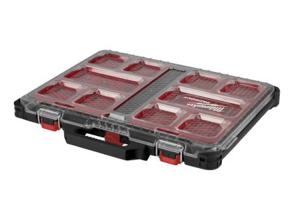Slim organizér Packout 500 x 380 x 65 mm, 10 přihrádek - Milwaukee 4932471064