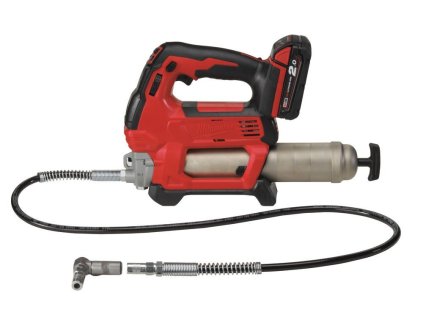 Aku mazací pistole 18V - maznice pro kartuše a sáčky, heavy duty - Milwaukee M18 GG-201C