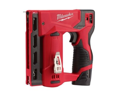 Aku sponkovačka 12V 2,0 Ah, pro spony 6-14 mm - Milwaukee M12 BST-202X 2