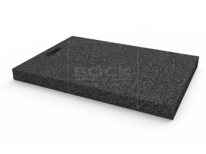 Výplňová podložka 650x460x50 mm, gumová, pro pro čtyřsloupové a nůžkové zvedáky