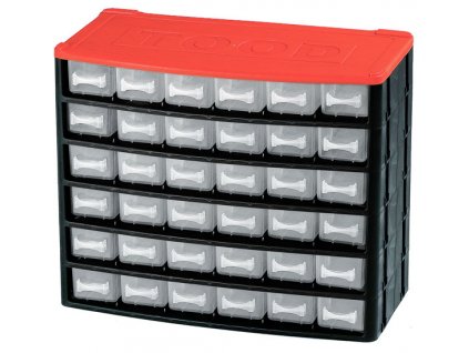 Box na náradie 36 zásuviek, 330x160x270 mm, plast