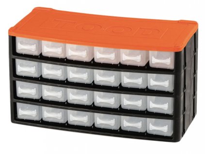 Box na náradie 24 zásuviek, 330x160x180 mm, plast