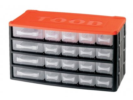 Box na náradie 20 zásuviek, 330x170x180 mm, plast