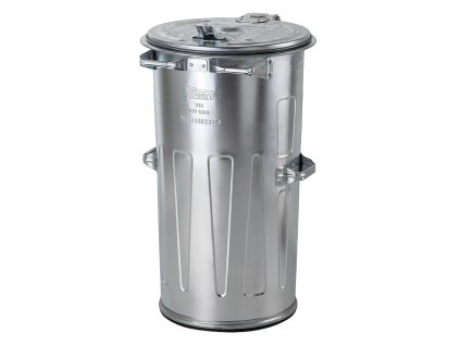 Popelnice kovová 110 litrů, pozink