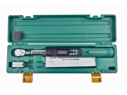 Momentový klíč, přesný, digitální, 3/8", 6,8-135 Nm, 36z, kalibrovaný - JONNESWAY T24135