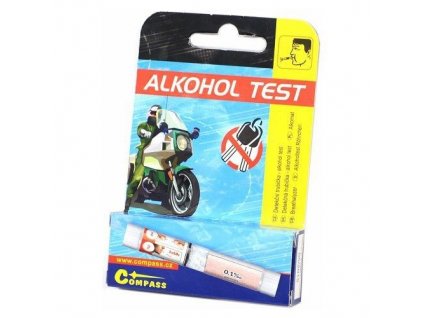 Alkohol tester - detekčný trubička, jednorazový - COMPASS