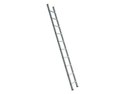 Hliníkový rebrík jednodielny, 10 priečok, dĺžka 284 cm - ALVE Eurostyl
