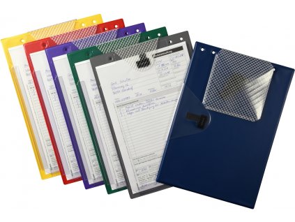 Dosky na dokumenty A4 extra objemné, rôzne farby - Jumbo