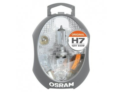 Žiarovky a poistky do auta, H7 12V 55W, sada 9 dielov - OSRAM Eurobox