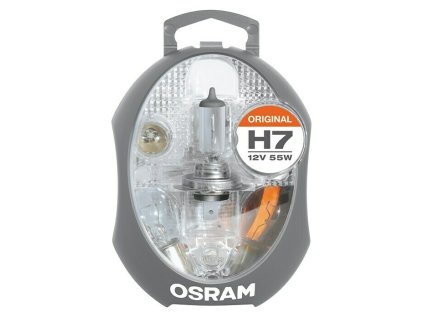 Žiarovky a poistky do auta, H7 12V 55W, sada 9 dielov - OSRAM Eurobox