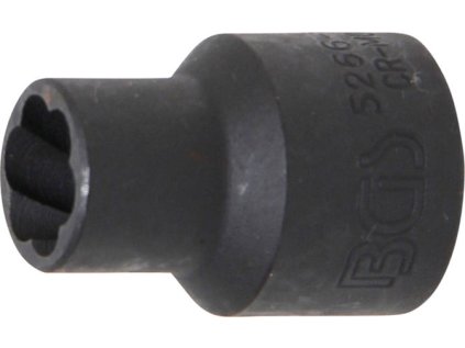 Nástrčná hlavice 1/2" 11 mm, na poškozené - stržené šrouby - BGS 5266-11