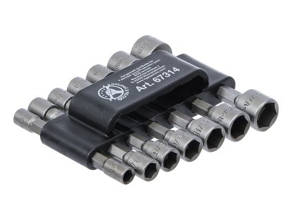 Nástrčné hlavice 1/4" 6hranné, metrické a palcové, sada 14 ks 01