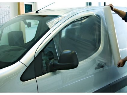 Fólie krycie núdzová, na poškodená okna auta, priesvitná PE, 82 cm x 25 m - ProGlass