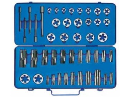 Závitníky a závitová očka M4 - M20x1,5, sada 47 dílů - Bučovice Tools