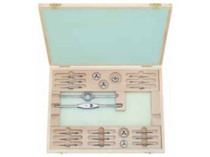 Závitníky a závitová očka UNC 5-40 – 12-24, sada dílů - Bučovice Tools
