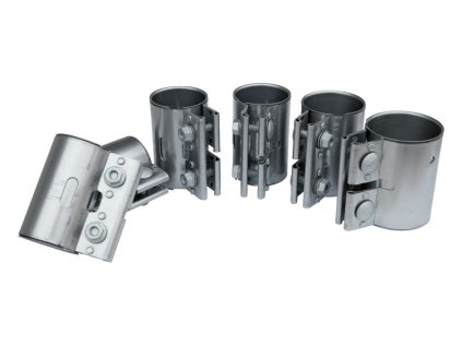 Spony výfuku trubkové, průměr 45 - 60 mm, sada 6 ks - Kunzer